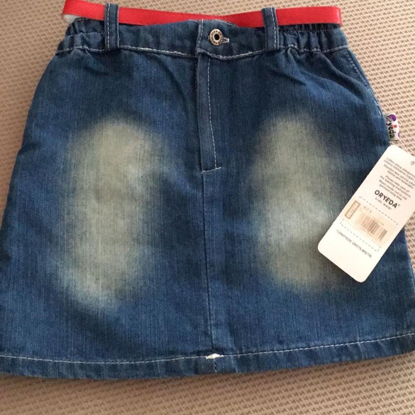 Kız Çocuk  Kot Etek - Görsel 3