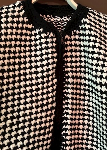 El örmesi kalın mont gibi hırka - Görsel 5