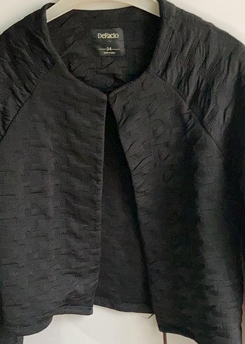 Siyah hırka ceket - Görsel 4