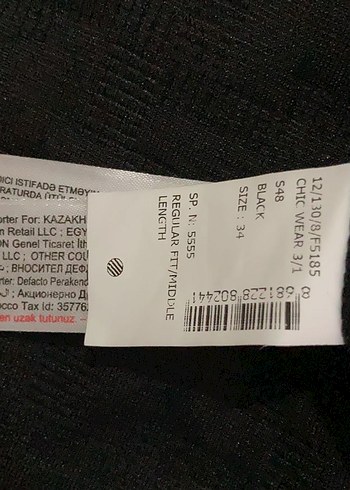 Siyah hırka ceket - Görsel 6