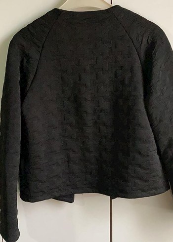 Siyah hırka ceket - Görsel 5