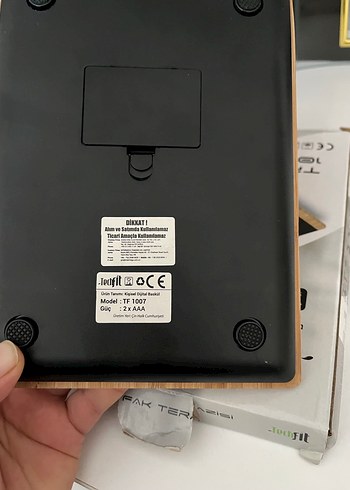 Bambu Dijital Mutfak Tartısı 5000g Kapasiteli - Görsel 3