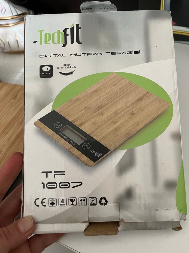 Bambu Dijital Mutfak Tartısı 5000g Kapasiteli - Görsel 4