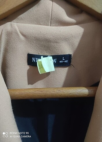 l Beden camel Renk Blazer ceket