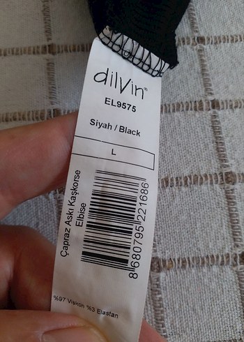 Dilvin Siyah Kadın Elbise LBAYAN INCE FITILLI PENYE M L BEDEN - Görsel 3