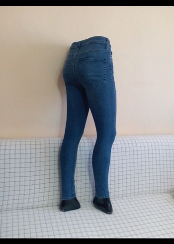 Mavi Kadın Denim Dar Ke JeanBAYAN TAM LIKRALI ESNEK PIRTIK 38