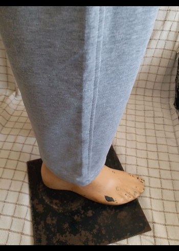 Gri Adidas Erkek Rahat Kesim UNISEX EŞOFMAN ALTI S BEDEN GRI REN - Görsel 6