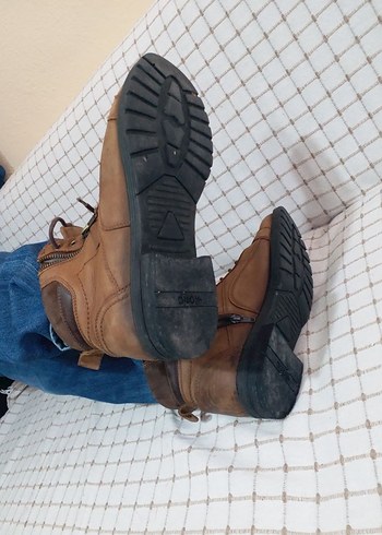 Kahverengi deri  BotlarıERKEK HAKIKI DERI GREYDER 42 NO BOT - Görsel 5