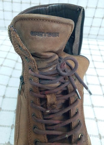 Kahverengi deri  BotlarıERKEK HAKIKI DERI GREYDER 42 NO BOT - Görsel 8