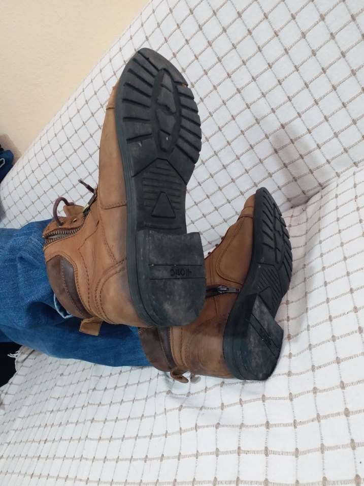 Kahverengi deri  BotlarıERKEK HAKIKI DERI GREYDER 42 NO BOT - Görsel 5