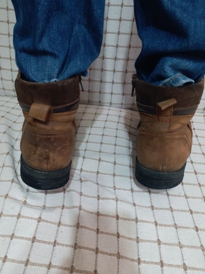 Kahverengi deri  BotlarıERKEK HAKIKI DERI GREYDER 42 NO BOT - Görsel 3