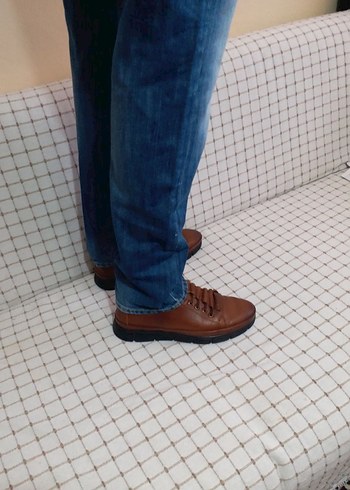 Kahvereng Erkek Günlük BotERKEK AYAKKABI 43 NO IPLER LASTİK - Görsel 10