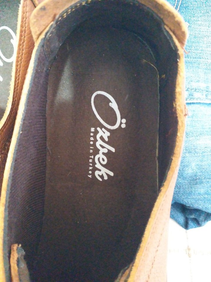 Kahvereng Erkek Günlük BotERKEK AYAKKABI 43 NO IPLER LASTİK - Görsel 4