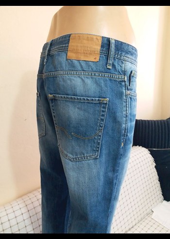 Mavi Regular Fit Kot PanERKEK ORJINAL JACK&JONES 32 32 BEDEN - Görsel 2