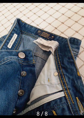 Mavi Regular Fit Kot PanERKEK ORJINAL JACK&JONES 32 32 BEDEN - Görsel 8