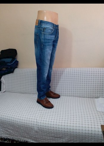 Mavi Regular Fit Kot PanERKEK ORJINAL JACK&JONES 32 32 BEDEN - Görsel 4