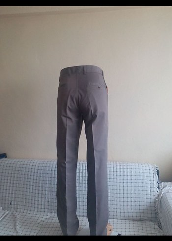 Gri Regular Fit Rahat Erkek ERKEK YAN CEPLİ 46 BEDEN LIKRALI D - Görsel 4