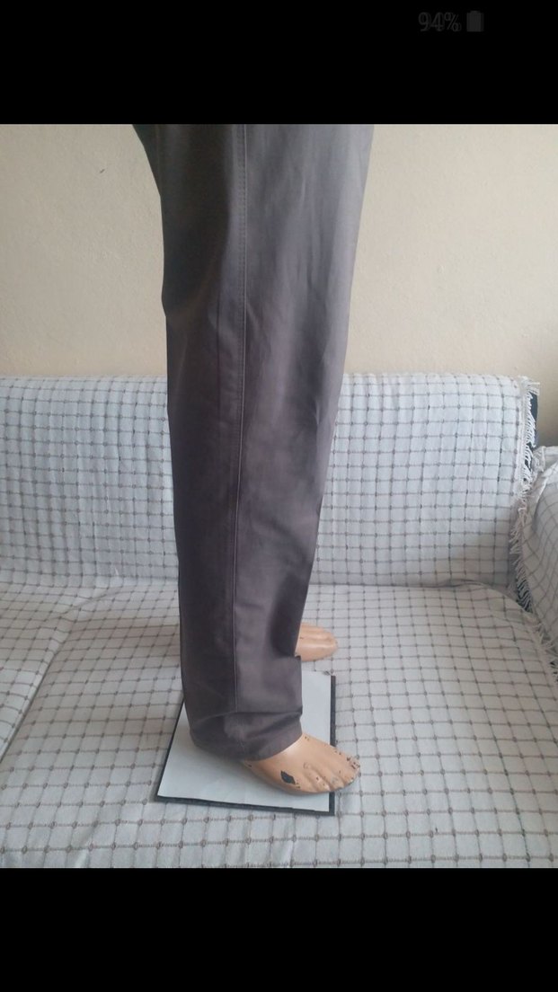 Gri Regular Fit Rahat Erkek ERKEK YAN CEPLİ 46 BEDEN LIKRALI D - Görsel 5