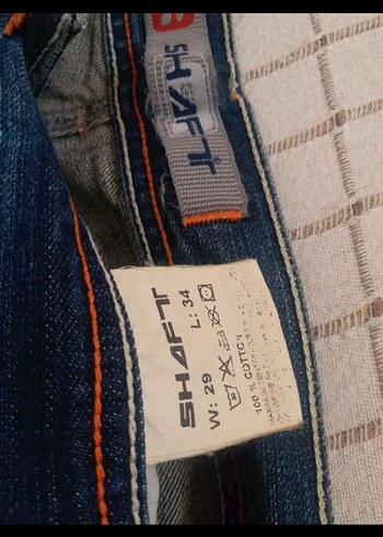 Kesim Midi Mavi Kot PantBAYAN ISPANYOL PAÇA 29 34 DÜŞÜK BEL PI - Görsel 8