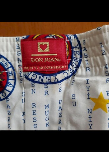 Renkli Baskılı Erkek BoxerDon Juan boxer M ve S - Görsel 2