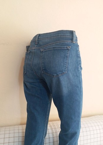 Bershka Düğmeli Midi Kot PantolonBAYAN 44 BEDEN ISPANYOL LIKRALI ESNEK