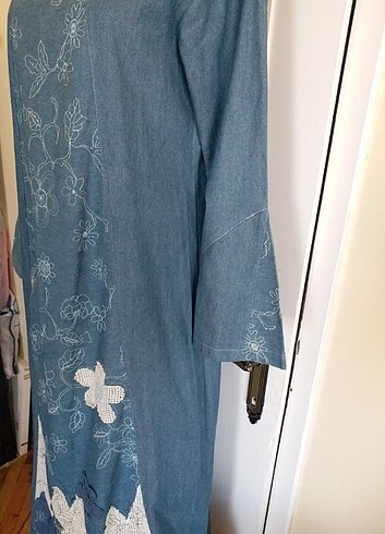 KOT işli BAYAN UZUN ELBİSE S BEDEN  - Görsel 3