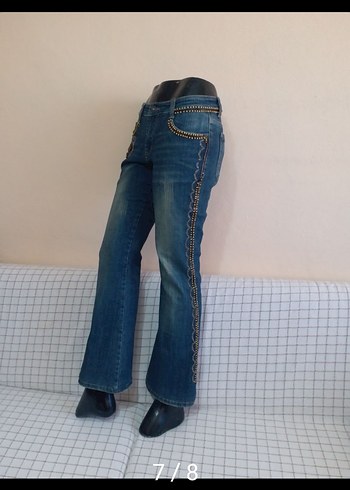 BAYAN DÜŞÜK BEL ISLI ISPANYOL PAC 38 - Görsel 7