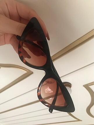 cat eye leopar gözlük