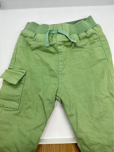 9-12 Ay Beden yeşil Renk Overdo Kışlık Pantolon