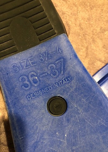 Erkek Lacivert Kauçuk Su Paleti Velcro - Görsel 3