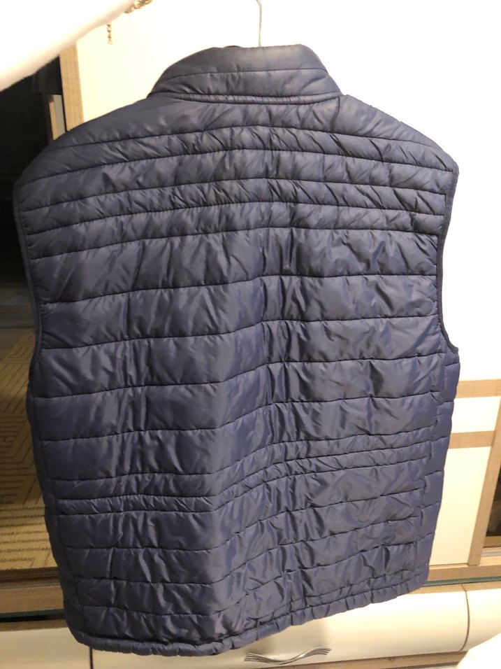 Parlak Mavi Yüksek Yakalı Erkek Şişme Yelek - Görsel 3