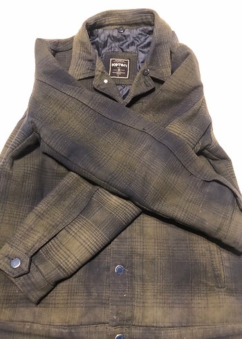 Düğmeli Erkek Kahverengi Midi Ceket - Görsel 2