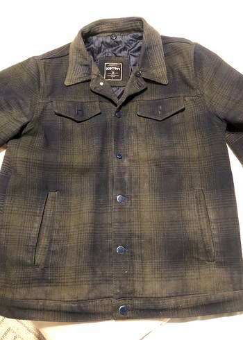 Düğmeli Erkek Kahverengi Midi Ceket - Görsel 4