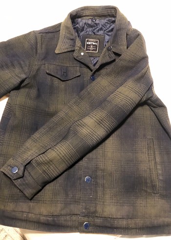 Düğmeli Erkek Kahverengi Midi Ceket - Görsel 3