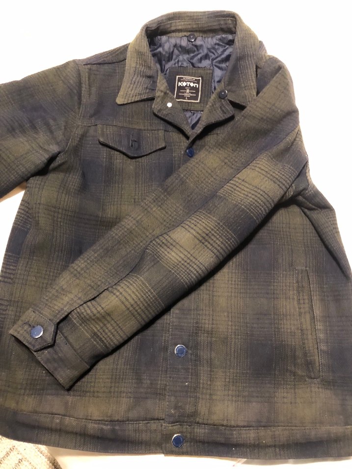 Düğmeli Erkek Kahverengi Midi Ceket - Görsel 3