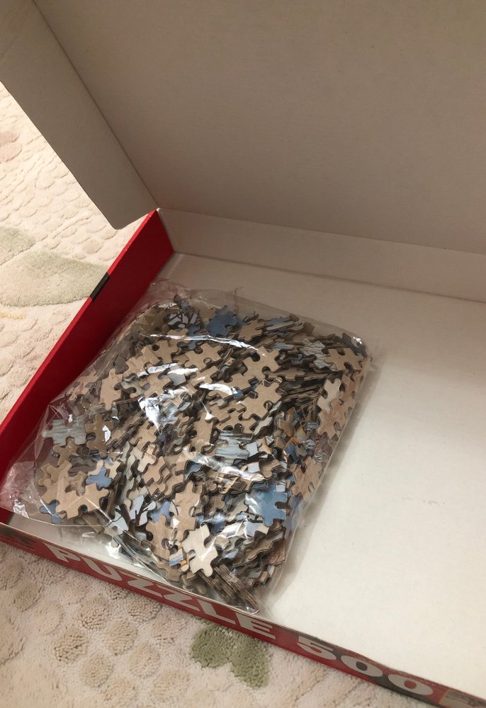 500 Parça Kar Manzaralı Puzzle 35x50 cm - Görsel 2