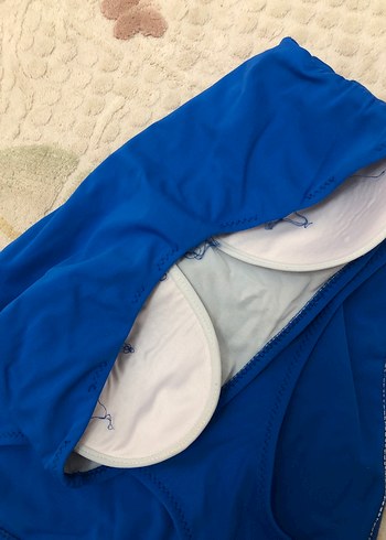 Kadın Mavi Basic Mayo - Görsel 2