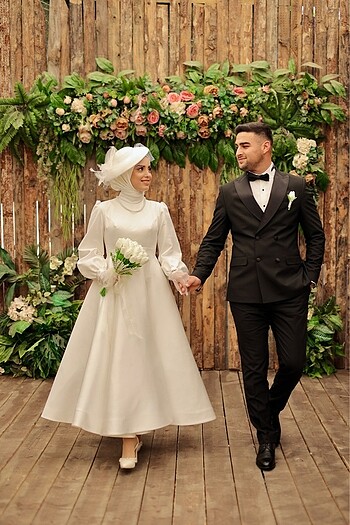 Meliha tarhanacı beyaz nikah abiyesi