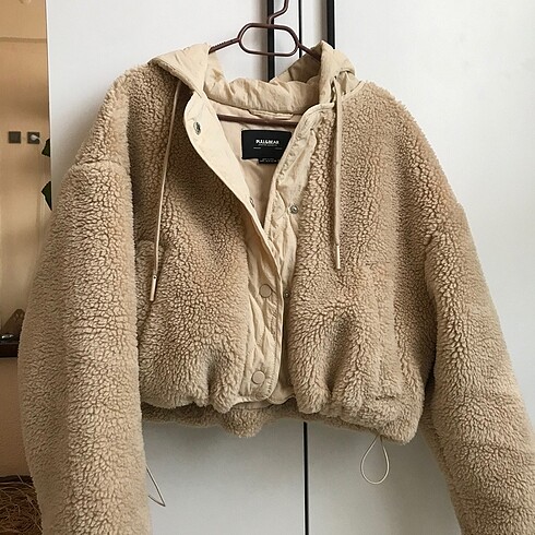 pull and bear peluş ceket