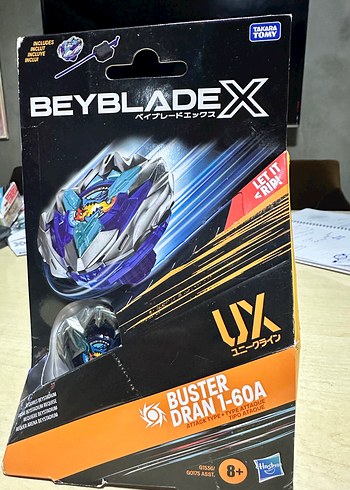 BeybladeX Buster Dran 1-60A Mavi Aksiyon Figürü - Görsel 2