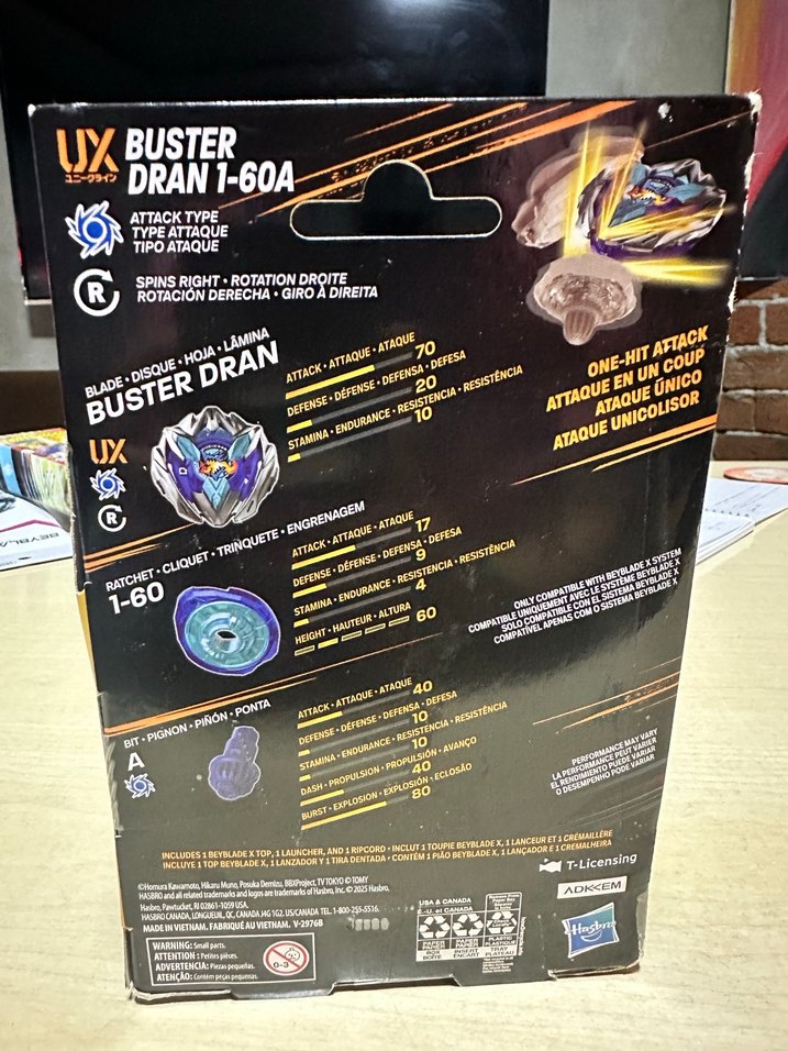 Beyblade X Buster Dran T-60A Aksiyon Figürü - Görsel 3