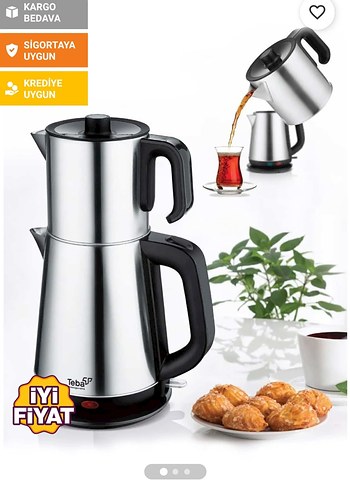 Gri Çay Makinesi, Paslanmaz Çelik