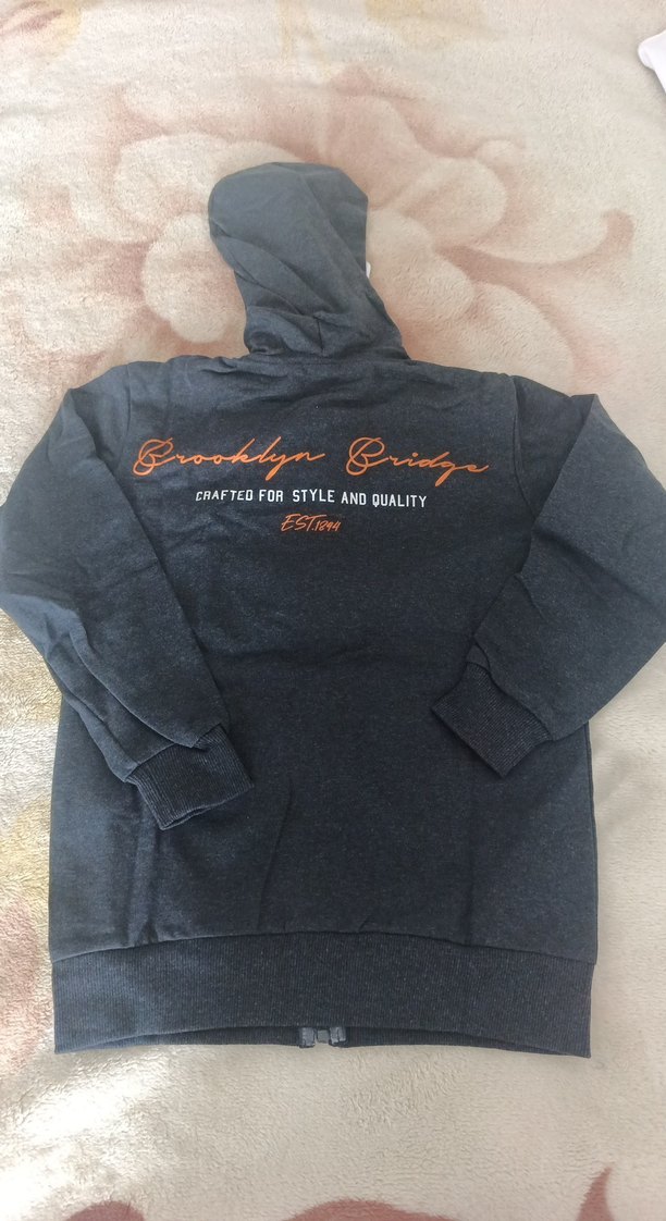 LCW ECO Erkek Çocuk Kapüşonlu Fermuarlı Sweatshirt - Görsel 3