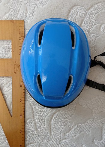 Mavi Minimalist çocuk Kaskı - Görsel 2