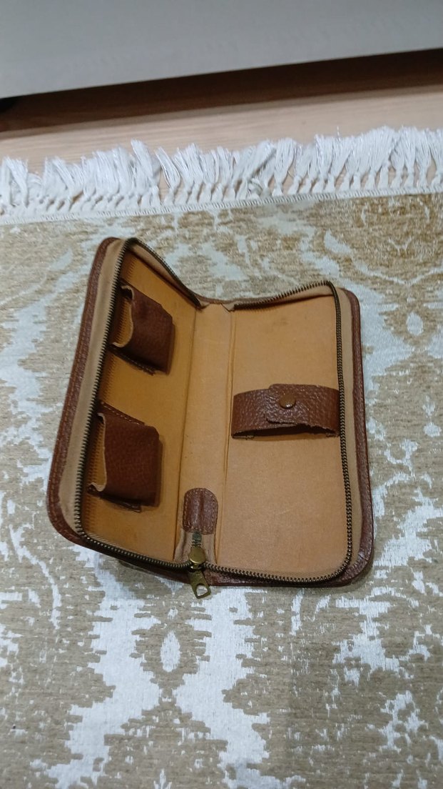 Klasik Kahverengi Deri Kadın Cüzdanı - Görsel 2