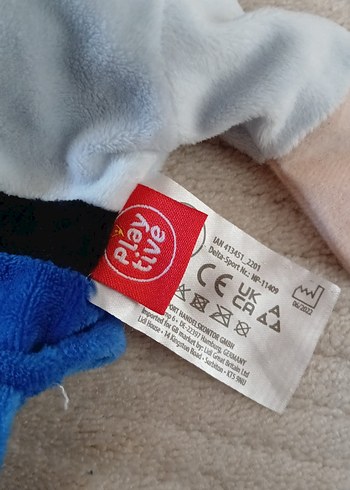 Mavi Gri Polis Figürlü Peluş Oyuncak(KUKLA) - Görsel 2