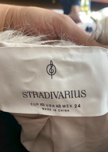 Gri Kürk Detaylı Kadın Midi Ceket - Görsel 4