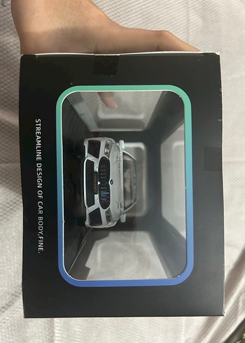 Hobbiez Beyaz Die Cast araba 1:24 tüm kapılar ve kaput açılır - Görsel 2