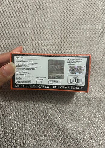 Kırmızı BMW M3 Kaidohouse Oyuncak Araba - Görsel 4