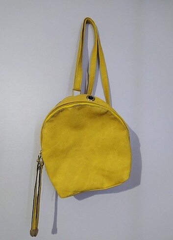 Sarı hem çapraz hem sırt çantası